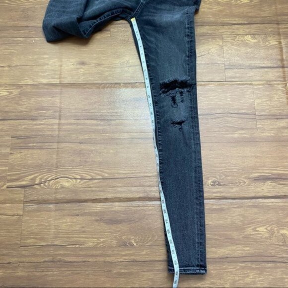 Agolde Distressed Stretch Skinny Jean Women Size 24 - Picture 7 of 9
